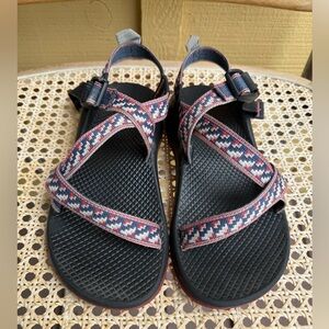 Chaco Sandals size 4 Red Blue